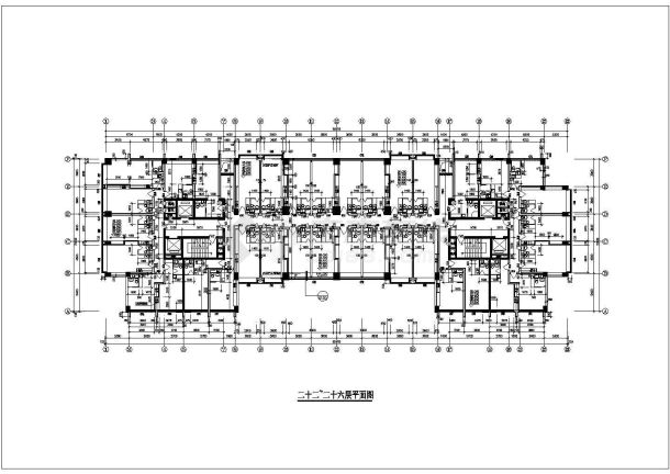 四层砖混结构公寓楼详细建筑施工设计图纸-图一