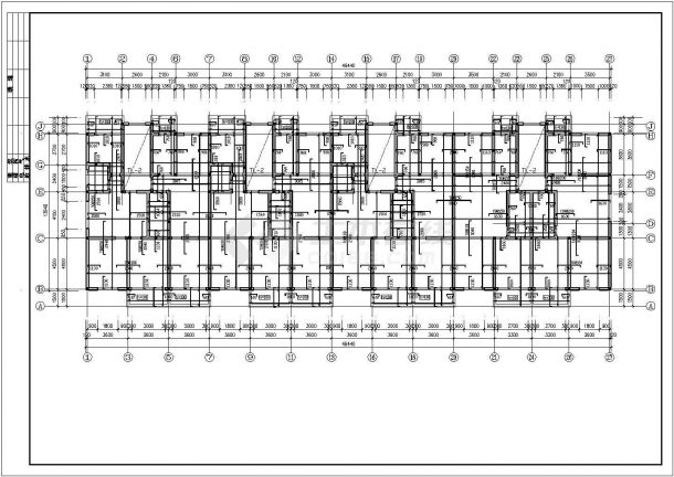 一层住宅楼砖混结构建筑施工设计图纸-图二