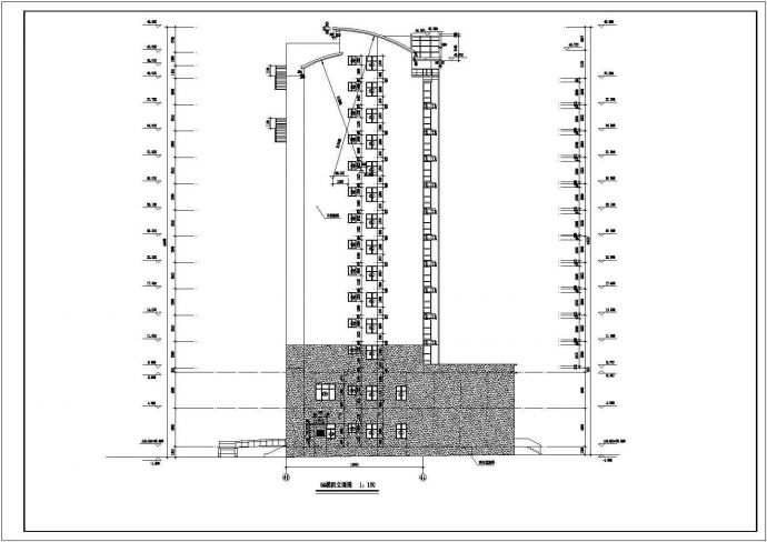 某景苑工程六号楼建筑施工图（共12张）_图1