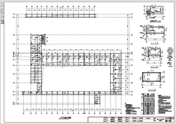 某地区小学教学综合楼建筑设计规划结构图-图一