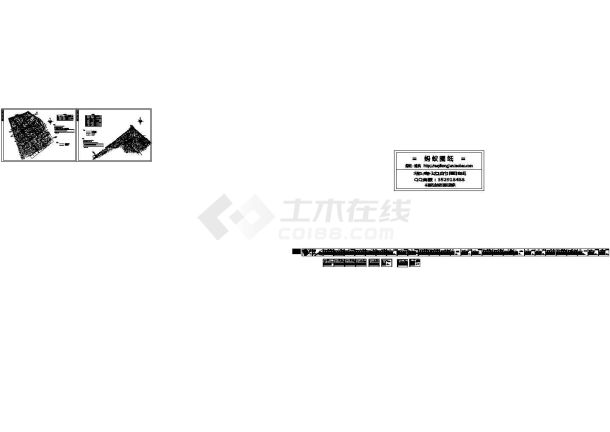 轻工业园区排水管网目录及纵断建施cad图，共三十八张-图一