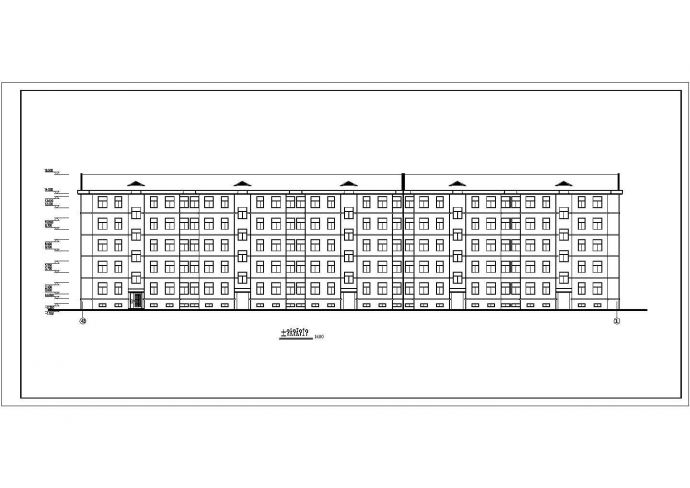 某多层简约中式风格住宅建筑设计图纸_图1