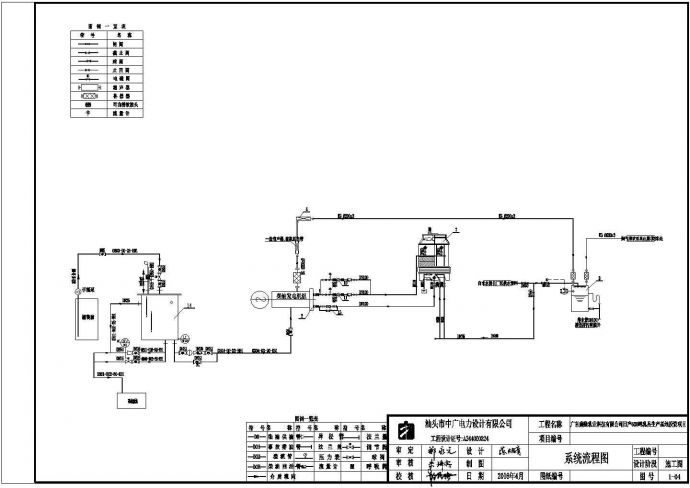 某项目发电机房动力CAD图纸_图1