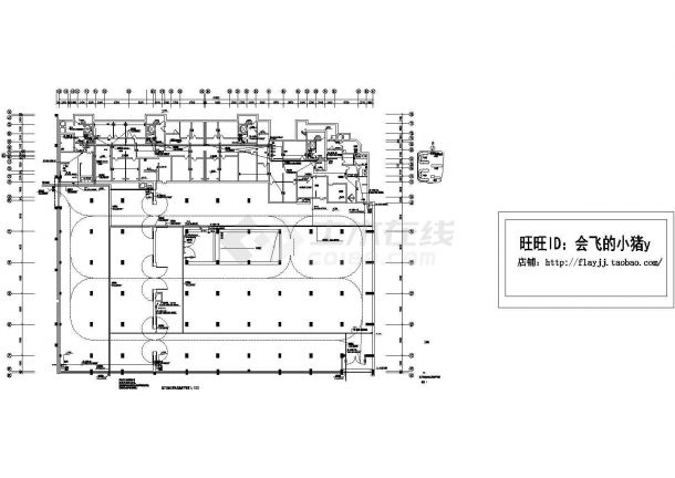 25万住宅群地下车库13590平米电气施工图-图一