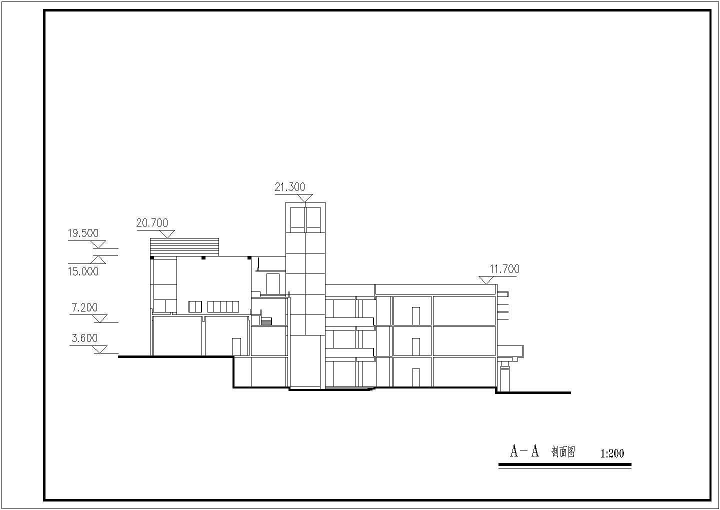 某地区四层幼儿园建筑设计规划方案图