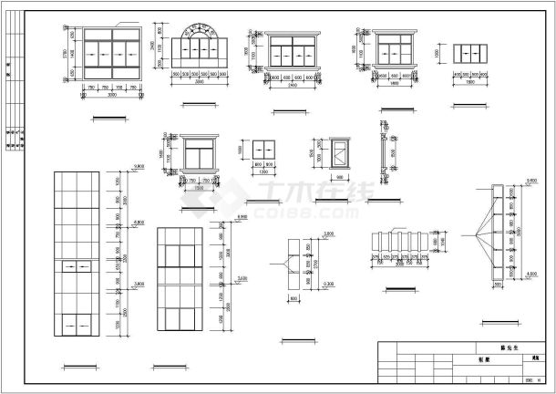 现代风格经典三层别墅建筑设计方案施工图-图一