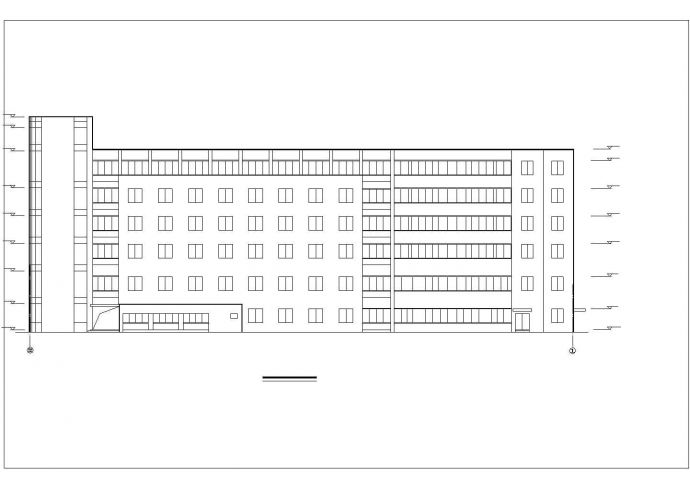 某地大型多层病房建筑设计图（共16张）_图1