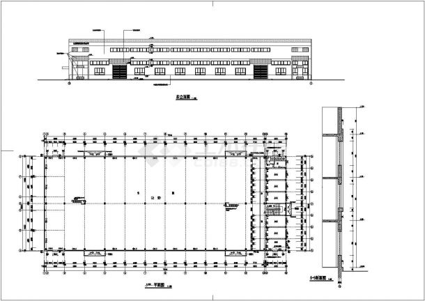 杰恩特4#厂房建筑施工图（共6张）-图二