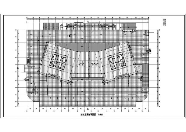 某时代广场建筑设计施工图（含预览）-图二