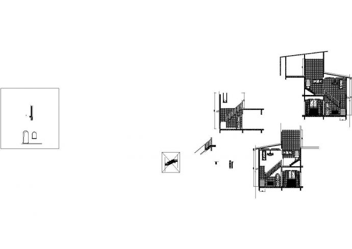 窗台板楼梯踏步节点设计cad图，共五张_图1