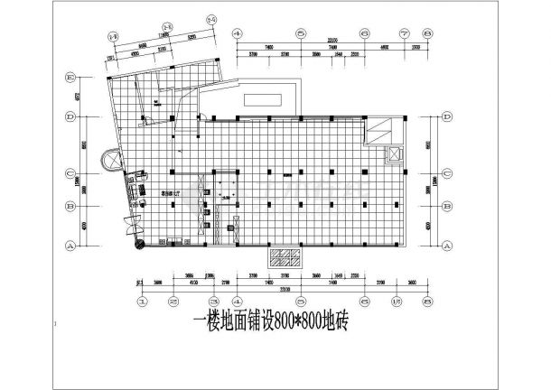 某高档多层餐厅装修及消防图纸-图一