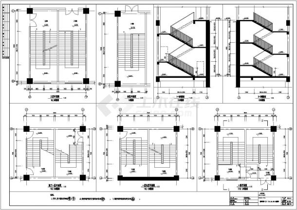 某地现代风格大型购物中心建筑施工图-图二