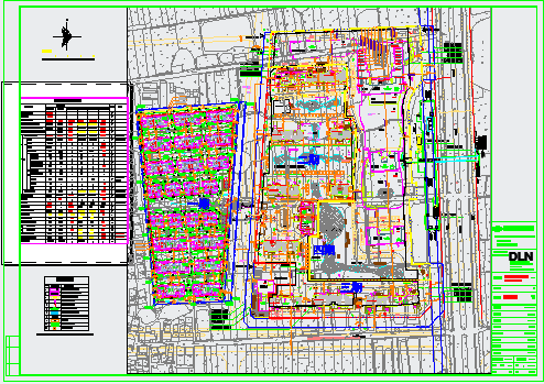 杭州某小区总平面规划设计施工图-图二