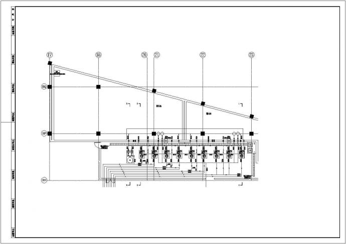 1100m3消防水池及泵房布置CAD详图_图1