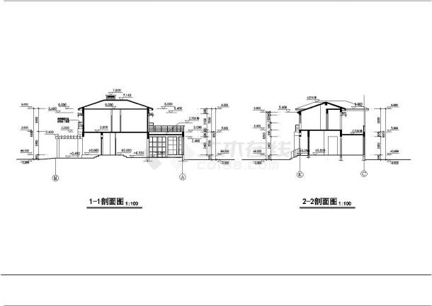 某地欧式别墅建筑设计方案图（共7张）-图二