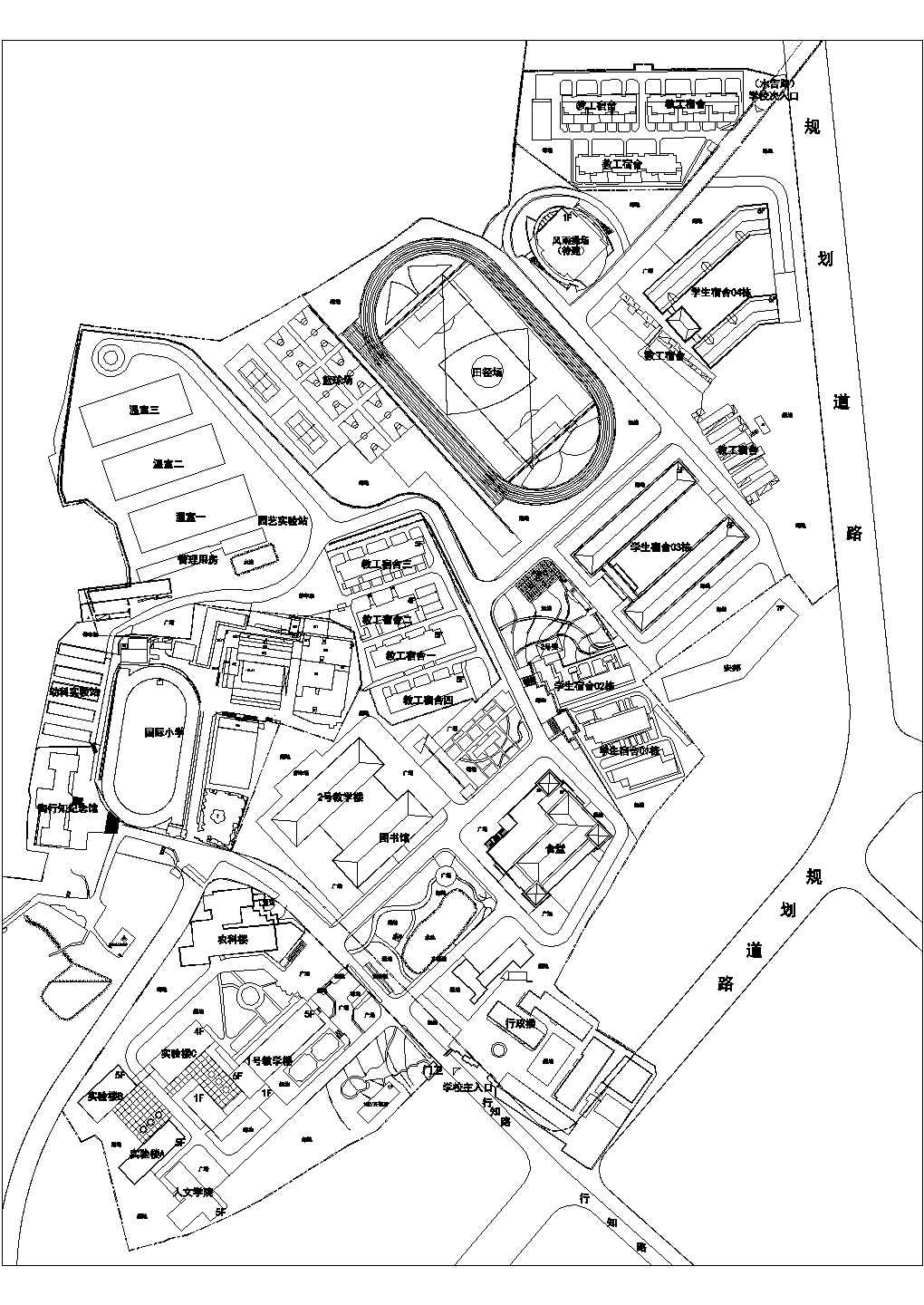 金科幕府学校规划设计平面图