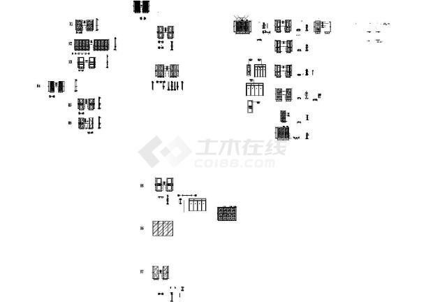 250平米大面积平层全套效果图全套施工图-图一