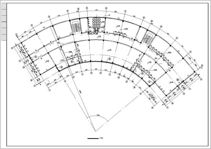 某地大型集团办公楼建筑设计图（共9张）_图1