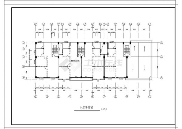 某地WN-4阳光城住宅区建筑图纸-图一