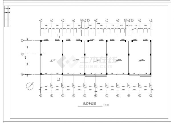 某地WN-4阳光城住宅区建筑图纸-图二