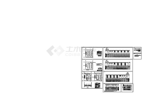 武汉供电所电站、变电所电气及设备CAD图-图一