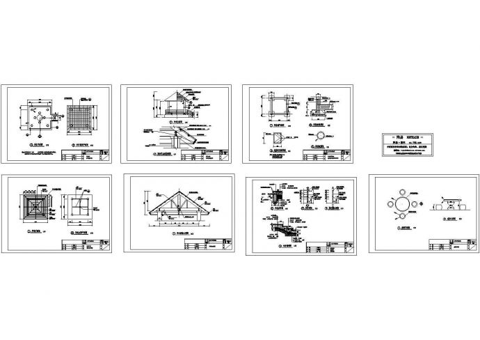 经典日式方亭建筑施工图纸（非常详细）_图1