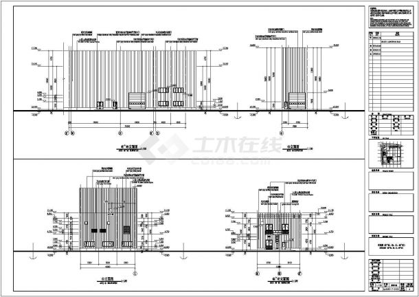 某市厂房建筑设计施工图纸（全套）-图一