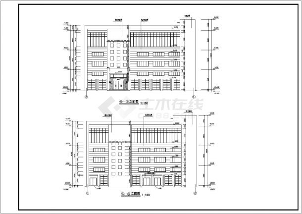 医药厂房建筑施工图纸（共12张）-图二