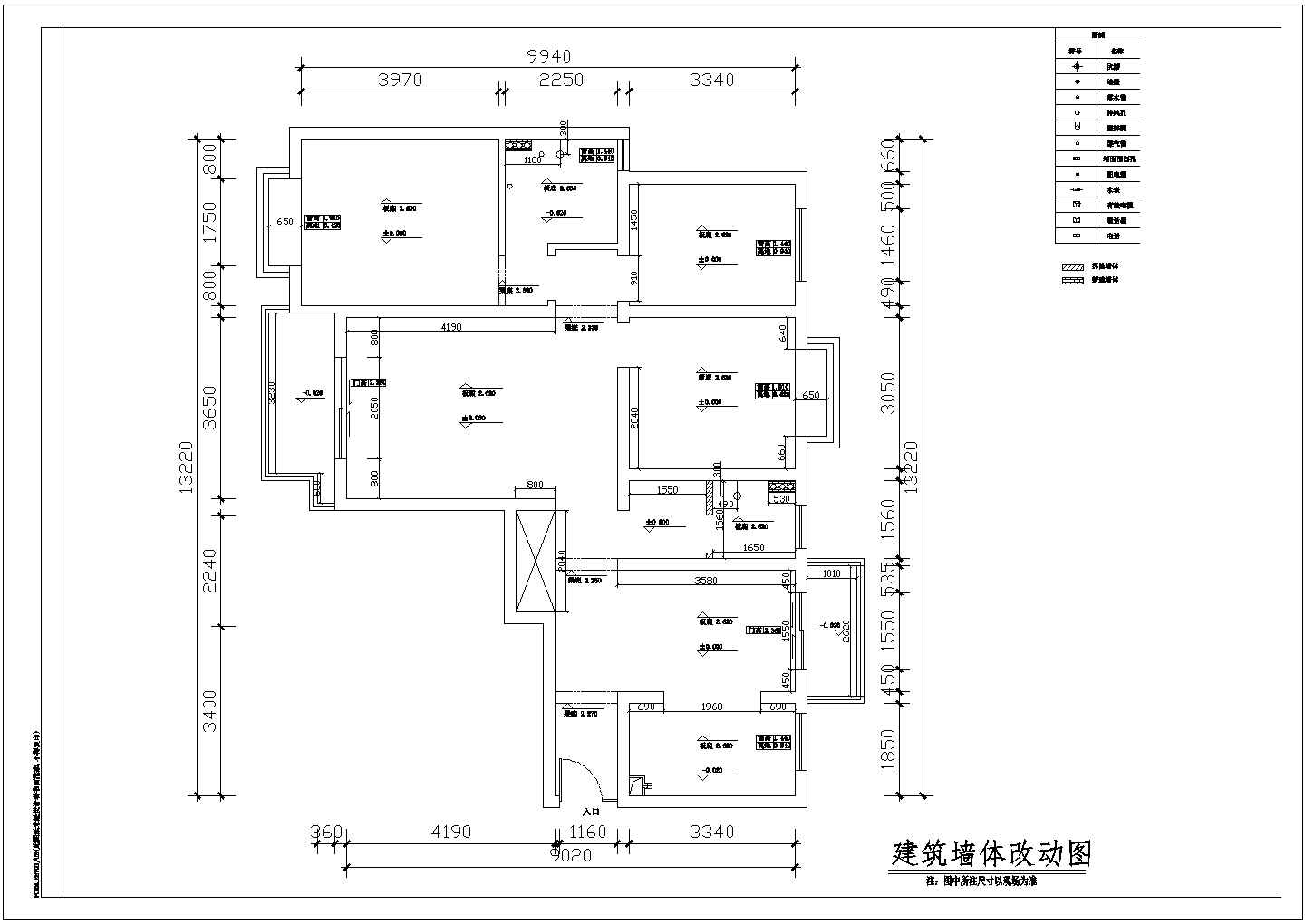 200平米家庭装修设计cad施工图