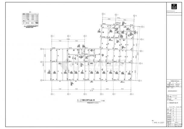 A-2 A-4号楼梁平法CAD图.dwg-图二