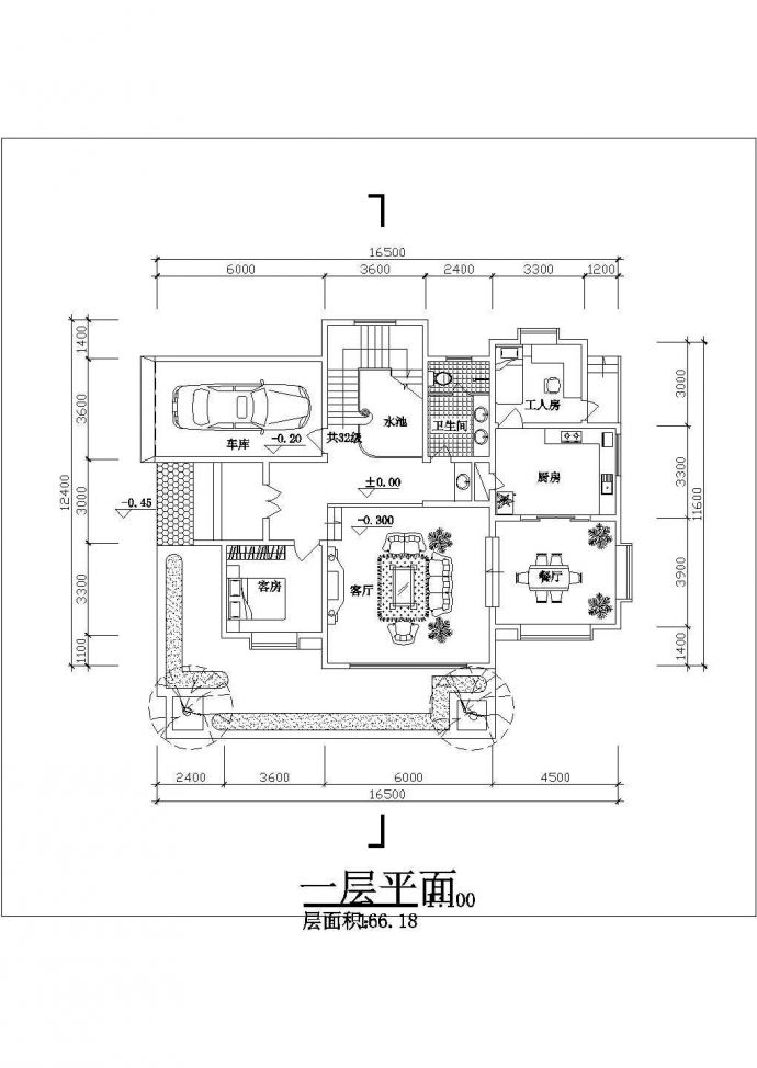  某地区别墅方案设计CAD建筑设计图纸_图1