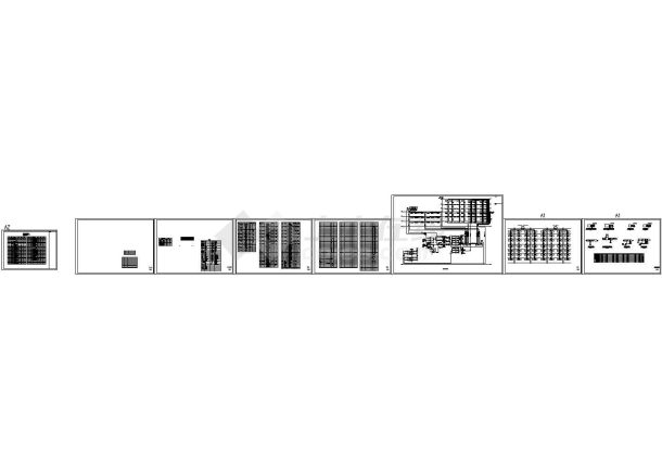 [四川]某公共建筑空调及通风系统设计施工图（机电大院 空调配电图多）-图一