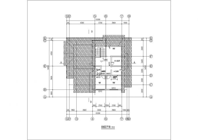 某地区三层小别墅建筑CAD设计图纸_图1