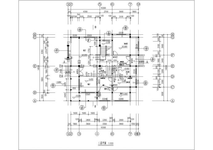 某地区三层小别墅CAD建筑设计图纸_图1
