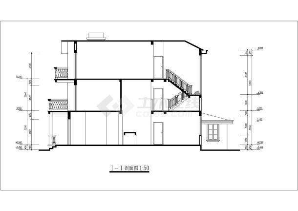 某地区某别墅设计方案CAD建筑设计图纸-图一