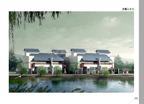 137平方米砖混结构农村住宅设计cad图-图一