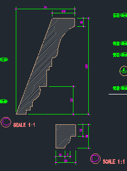 某地大型别墅云石壁炉CAD设计图-图二