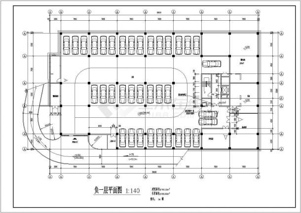 比较经典的中学教学楼建施图（标注详细）-图二