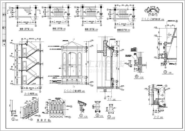 某地区住宅楼建筑施工CAD建筑设计图纸-图二