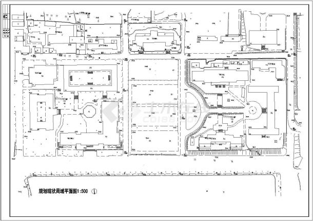 某地理工大学技术科学楼建筑设计施工图-图一