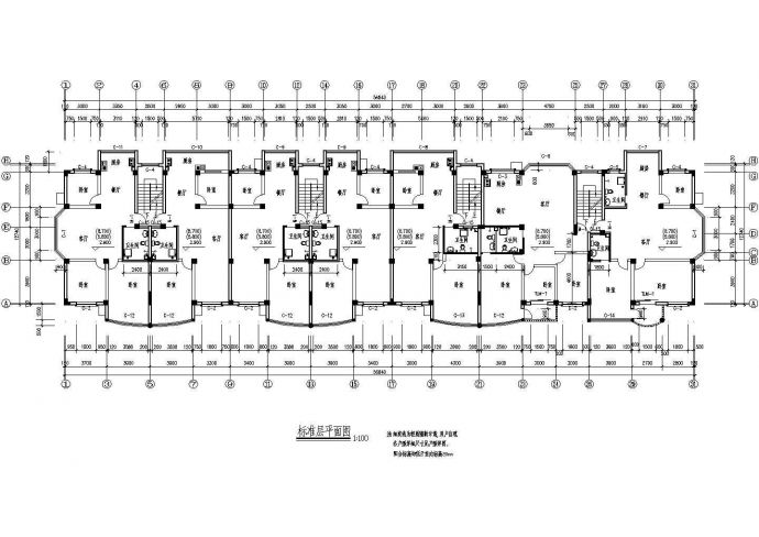 完整的住宅方案施工CAD建筑设计图纸_图1
