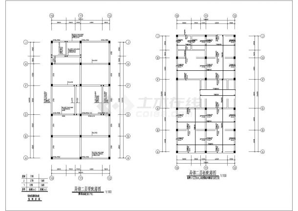 某地区24米跨排架厂房结构设计施工图-图一