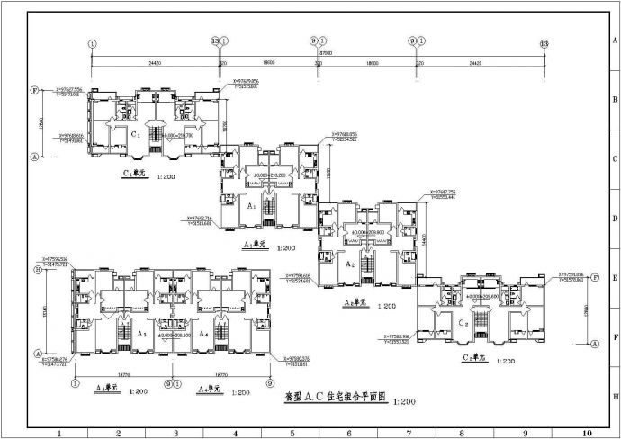 某住宅施工图全套cad建筑施工图纸_图1