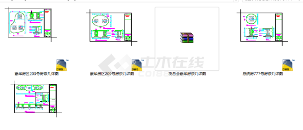 某地大型夜总会豪华房茶几详细CAD平面图-图一