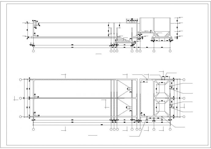 某工程调节池和污泥浓缩池结构设计施工图_图1