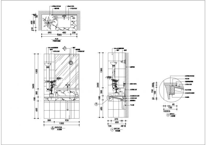 居民户型经典装修设计CAD施工图_图1