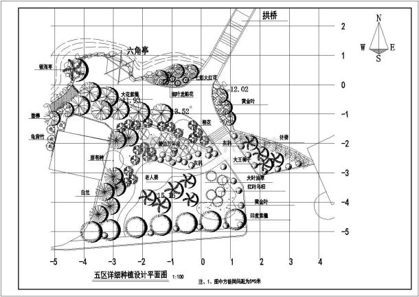 某小区种植平面图-图一