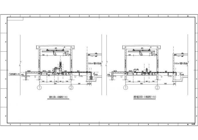某厂消防水泵房安装工程设计施工图_图1
