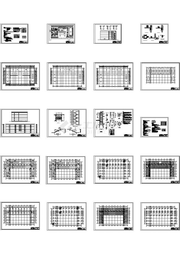 五层6447.74平米框架高中教学楼建筑图纸-图一