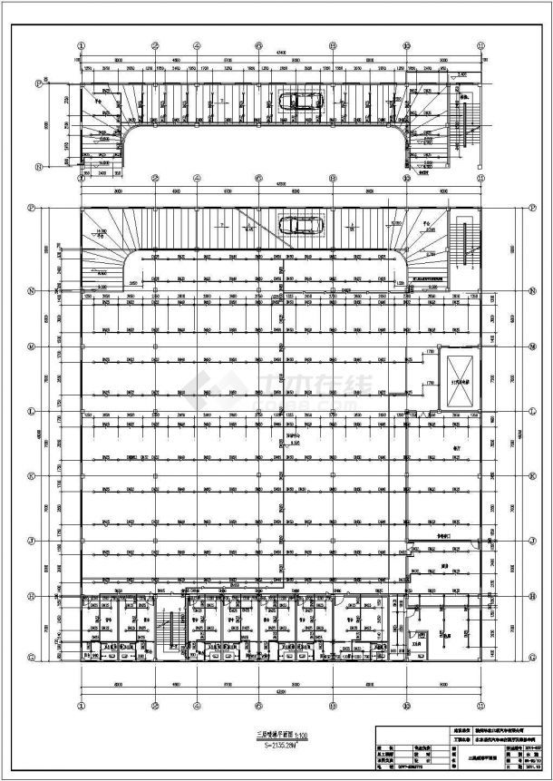 某地现代4S建筑施工图纸（共10张）-图一